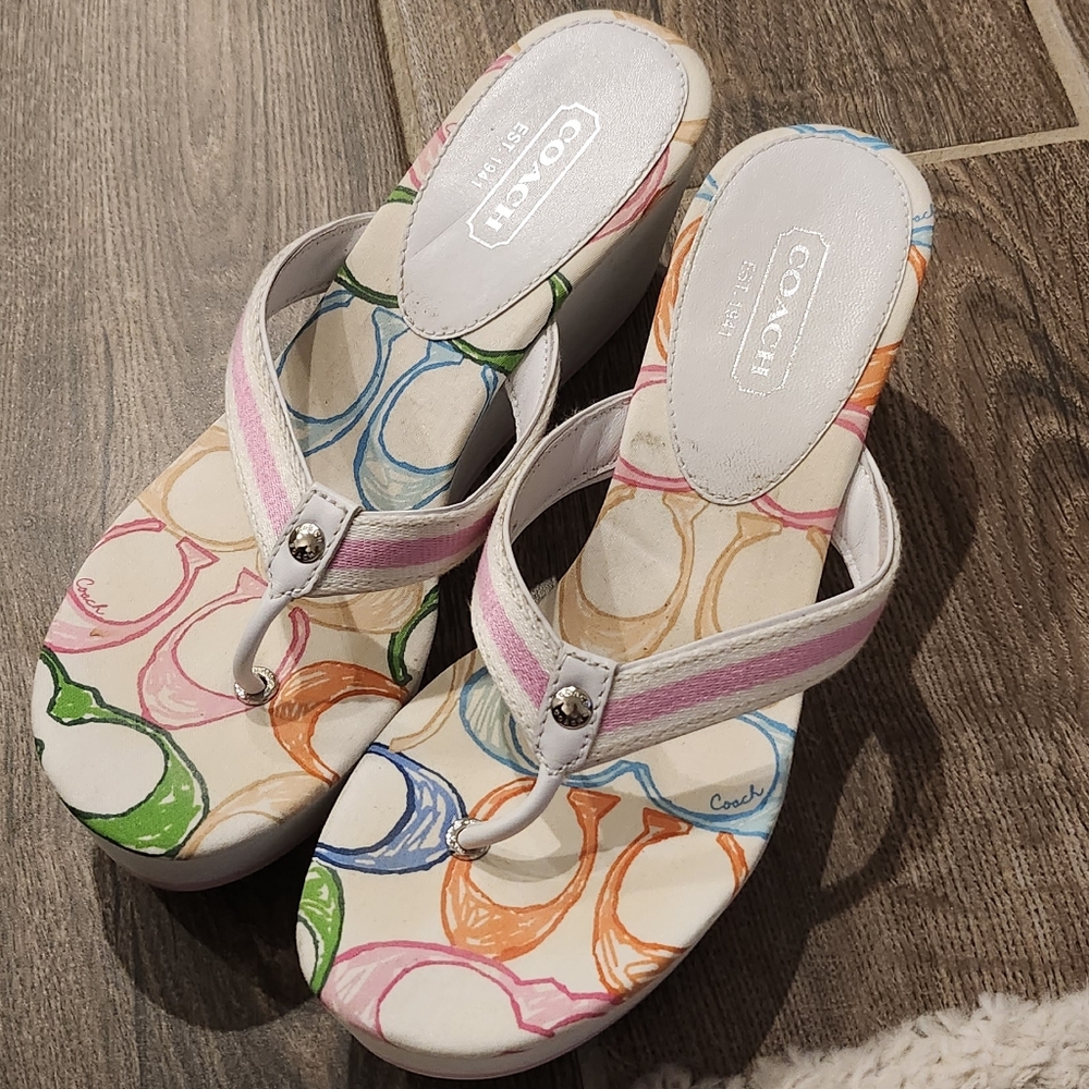 Coach Felicite Wedge Sandals